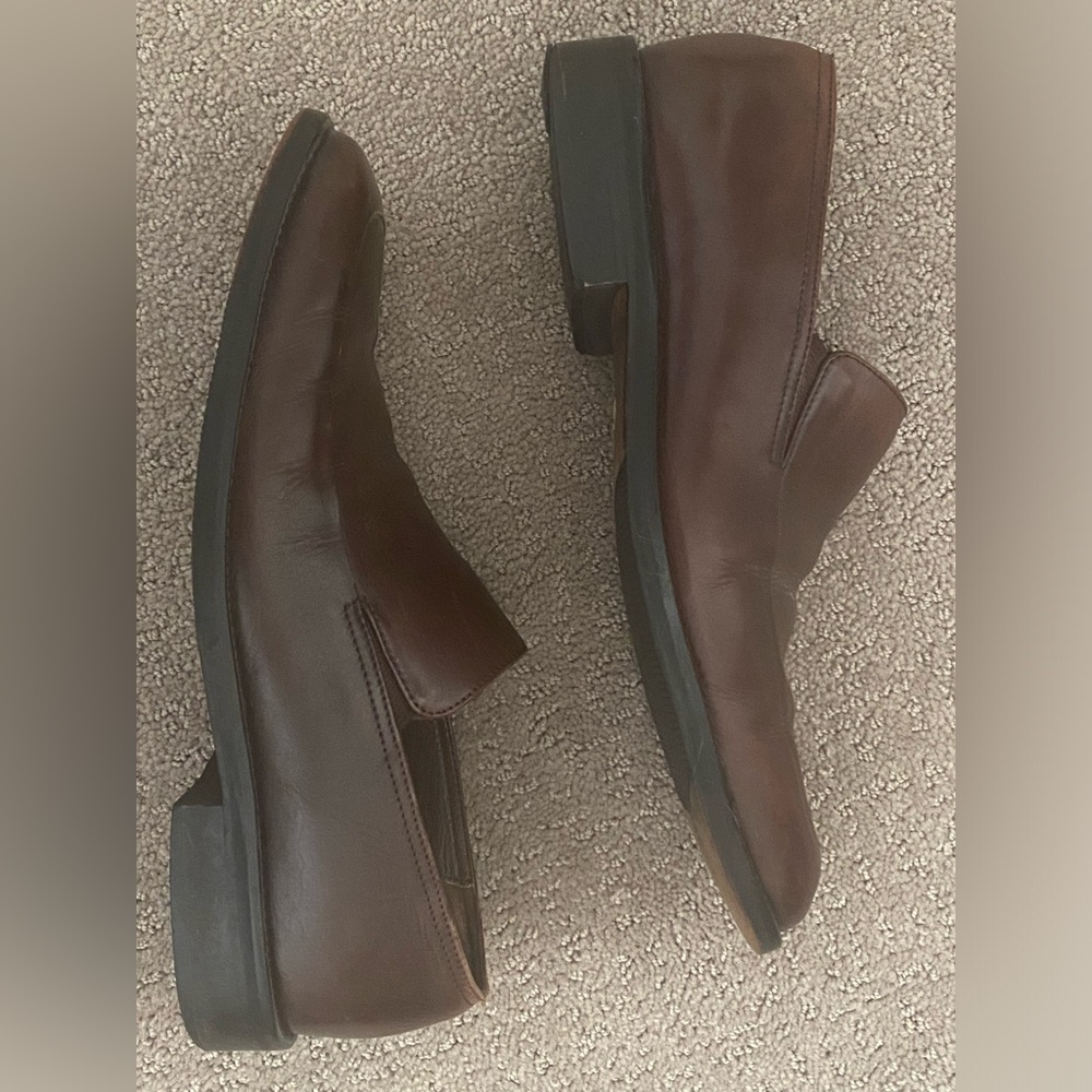 Banana Republic dark brown dress loafers 9 men’s